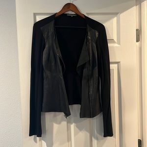 Michael Stars Sweater with Leather